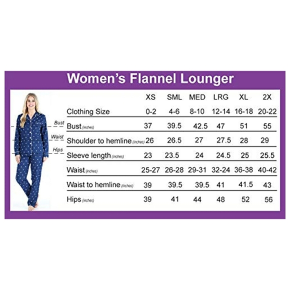 Women's Polar Bear Snow Christmas Flannel PJ Set - Picture 5 of 5